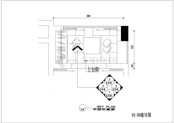 一套非常详细的简约风格装饰施工图纸-图二