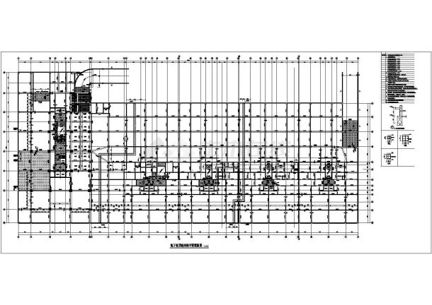 连云港某高层结构平站结合人防地下室设计图-图二