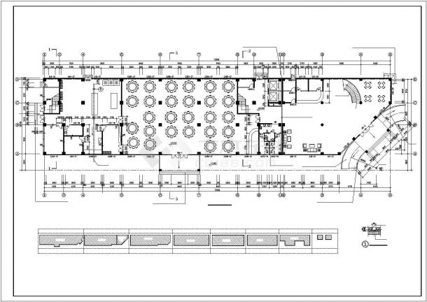 某地大型多层酒店建筑施工图（节点详细）-图一