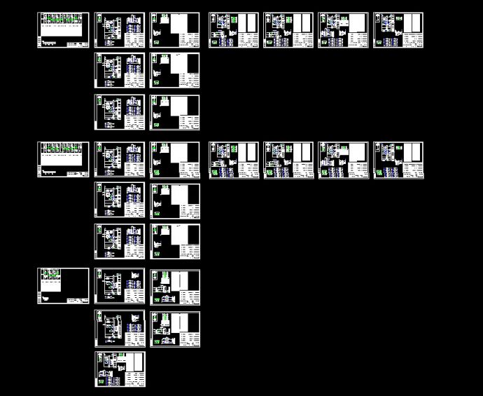 某小区配电工程29台高压柜电气图纸_图1
