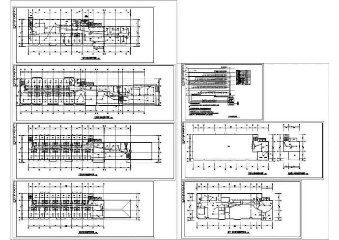 某疗养院全套电气消防设计图_图1