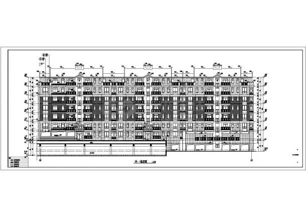 某地区6层框架结构住宅建筑施工图-图二