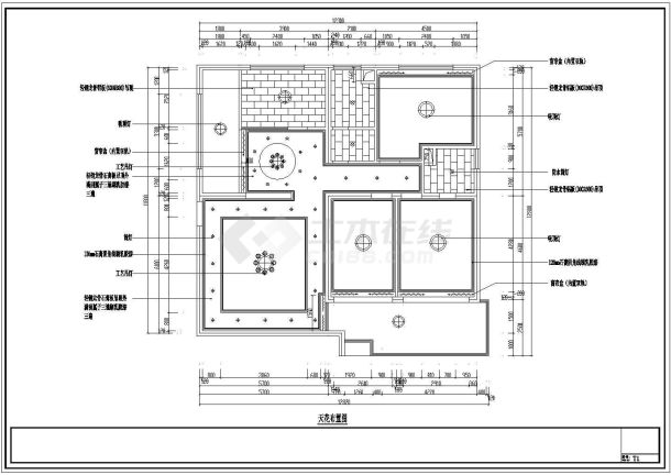 比较详细的某地小型商住楼装修图纸-图二