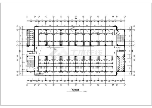 某地高层综合楼建筑施工图（共10张）-图二