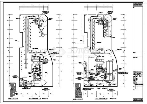 某地23层综合楼空调通风及防排烟设计施工图-图二