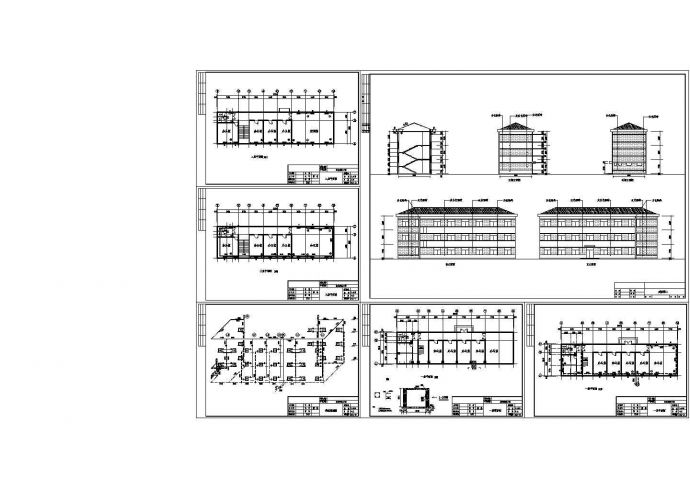 某三层办公楼采暖系统设计cad施工图（含建筑设计）_图1