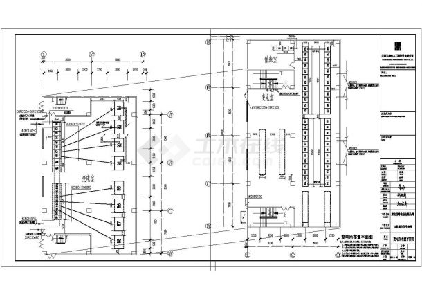 廊坊顶津食品1#，3#车间配电所电气设计图纸-图二