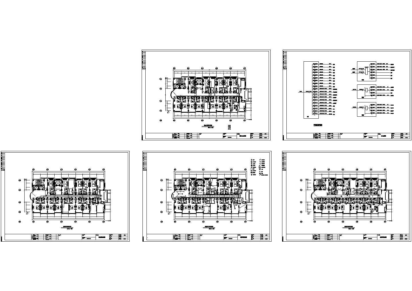 某饭店电气设计CAD施工图
