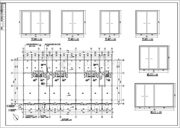 某地区六层花园洋房建筑设计施工图纸-图二
