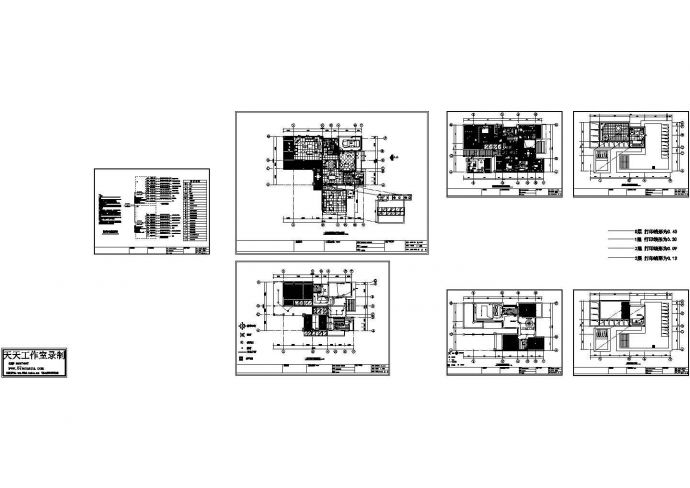 别墅电气设计CAD方案图纸_图1
