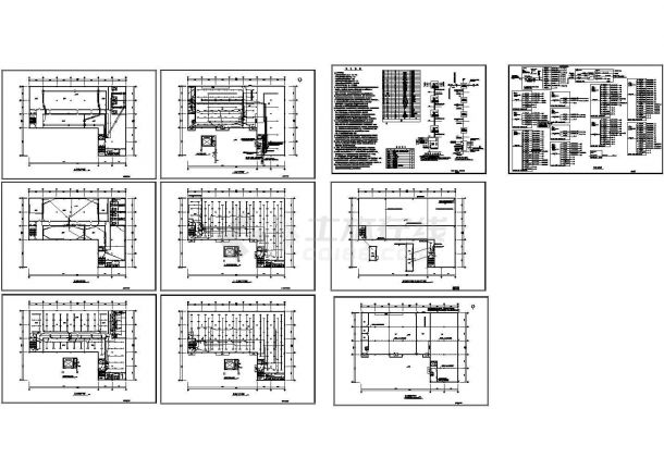 五层制衣公司综合楼电气设计CAD施工图-图一