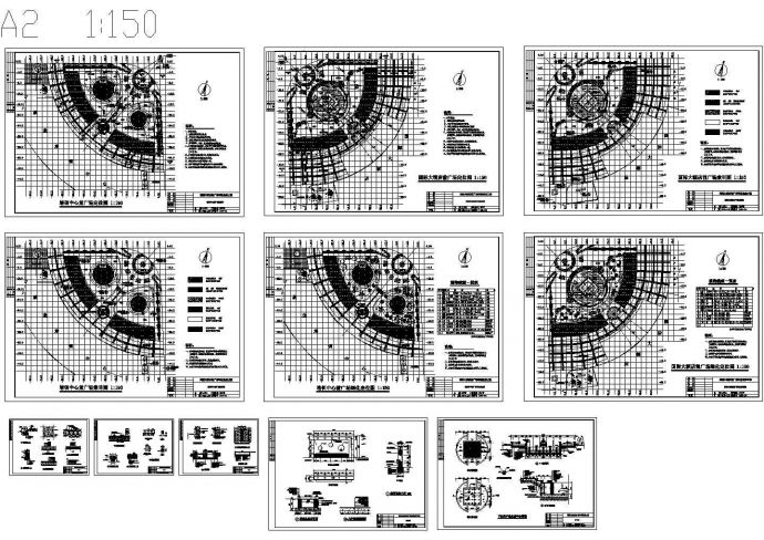 广场景观规划设计CAD施工图_图1
