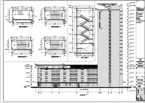 某医院19层框剪结构急诊综合楼建筑设计施工图-图一