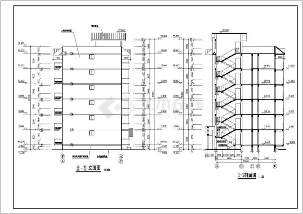 小区住宅建筑施工图纸（含设计说明）-图二