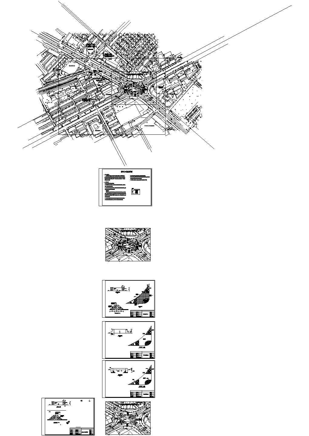 城市道路交叉口改造方案图