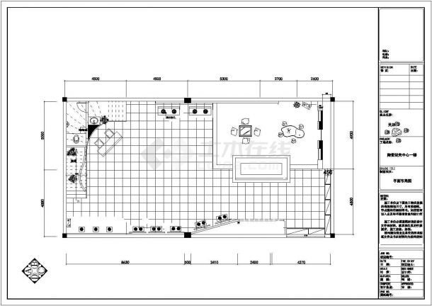 某地大型详细15层古玩展厅建筑施工图-图二
