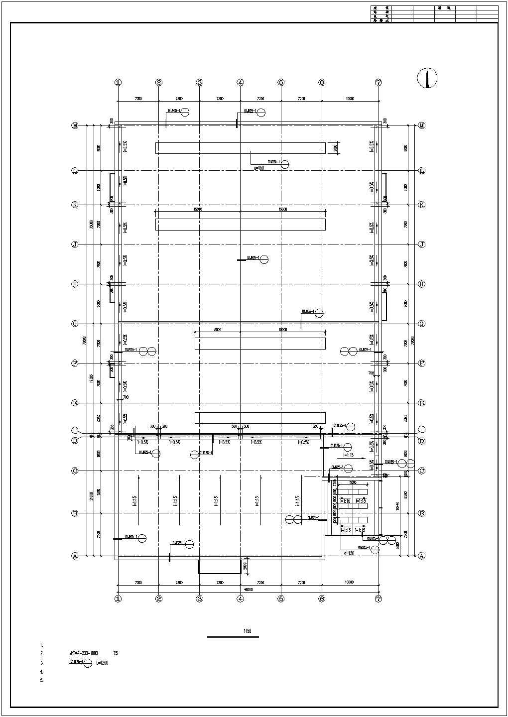 某地小型通用的本田汽车展厅建筑设计图