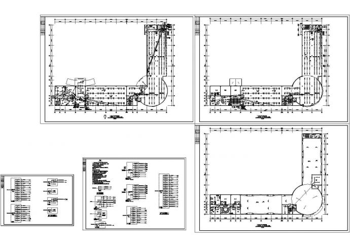 某3层服装车间电气施工设计图_图1