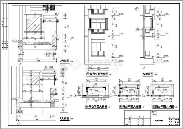 水岸豪门钻石C型别墅建筑结构CAD图纸-图一