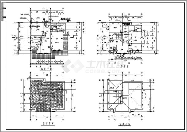  Construction drawing of building structure of popular water villa - Figure 1