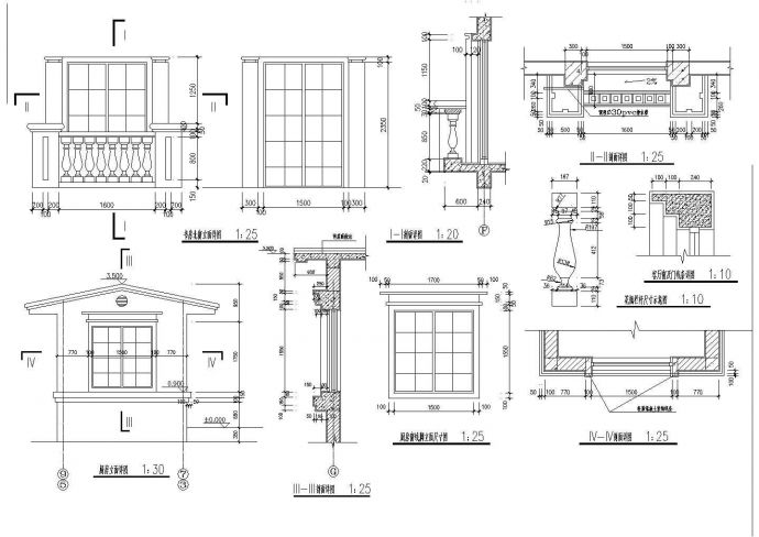 人气较高的双拼别墅建筑结构CAD图纸_图1