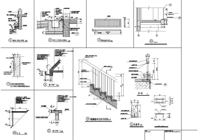 某地花园别墅建筑结构CAD图纸(全套)_图1