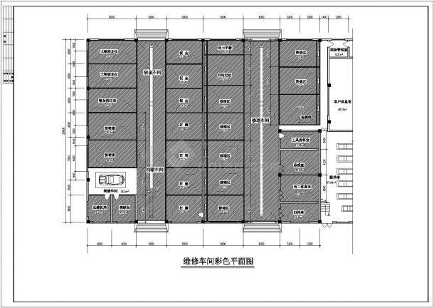 某地大型现代汽车展示中心建筑方案图-图二