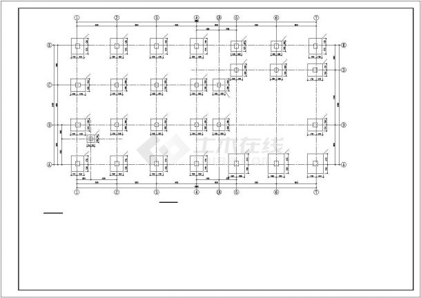 比较实用简单的一套两层钢结构售楼处建筑设计图-图一