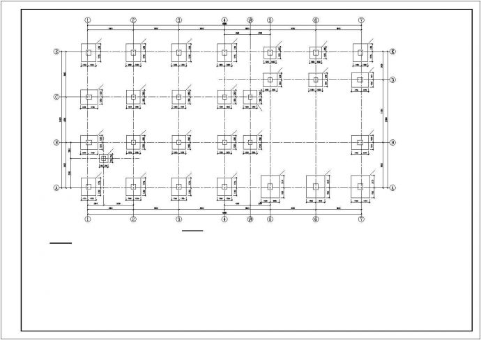 比较实用简单的一套两层钢结构售楼处建筑设计图_图1