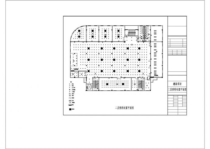 某农贸市场菜场建筑平面设计图cad图纸_图1