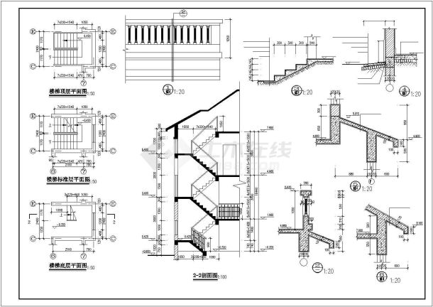 某地方半山别墅建筑设计全套施工图纸-图二