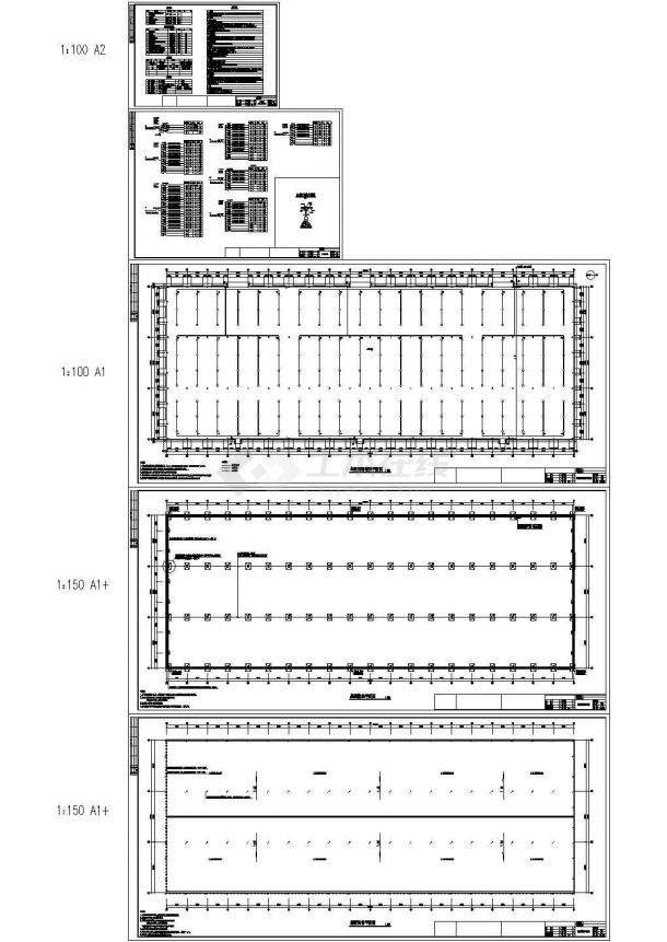 某9600㎡轮胎车间电气施工图纸-图一