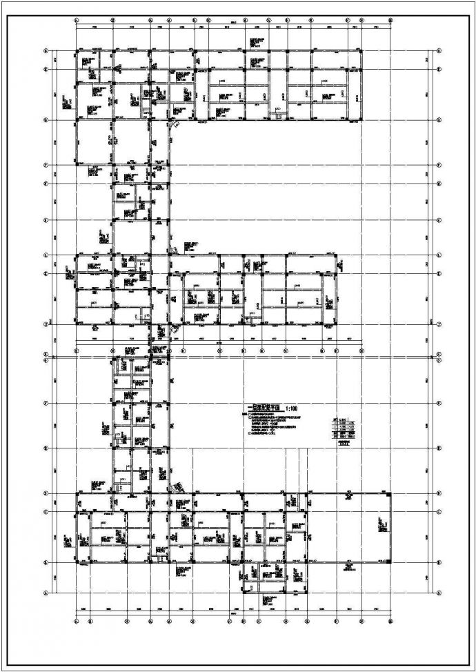 一套某市中心幼儿园建筑和结构整套施工图_图1