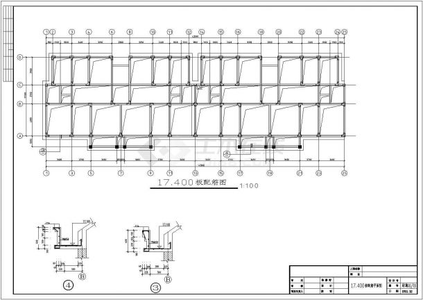 某地6层框架安置房结构、建筑图纸-图二