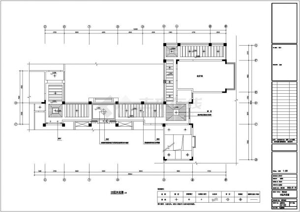 某地区7张中型别墅建筑施工图（节点详细）-图二