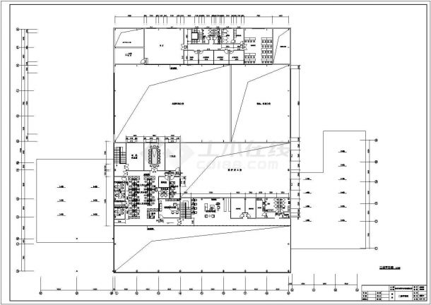 某地小型简单的宝马4S店建筑设计图-图二