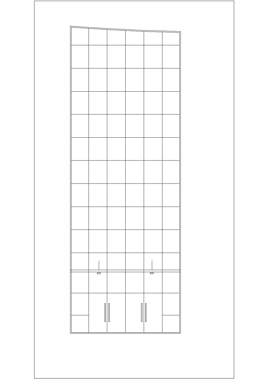 会展中心建筑构件图（含门窗表楼梯卫生间大样图）