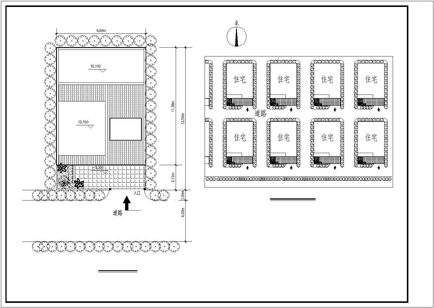 某地新农村独栋别墅建筑结构施工图（含效果图）