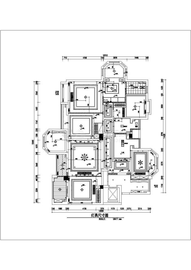 一套非常详细的新中式风格室内装修施工图-图二