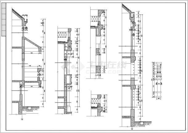 某地小型会所建筑设计施工图（共9张）-图二