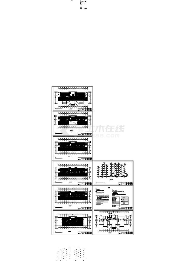 经典地暖采暖系统设计cad施工图-图一