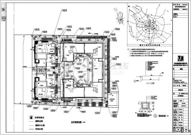 四川省成都市某小区规划设计总平面图-图二
