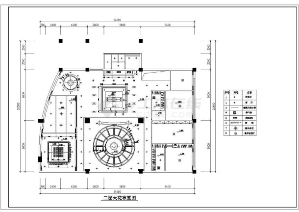 某地浅塘多层别墅全套装修施工总图纸-图二