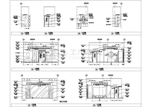 一套大型酒店中餐厅整套建筑施工图纸-图二