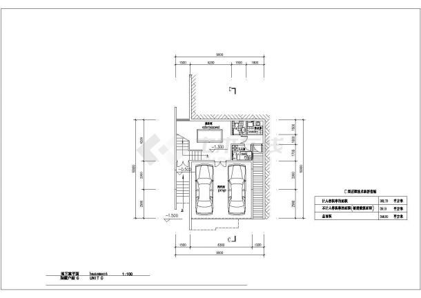 某地小型私人别墅设计方案二建筑图-图一