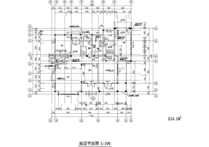 某地七里香溪X3别墅建筑图（含设计说明）_图1