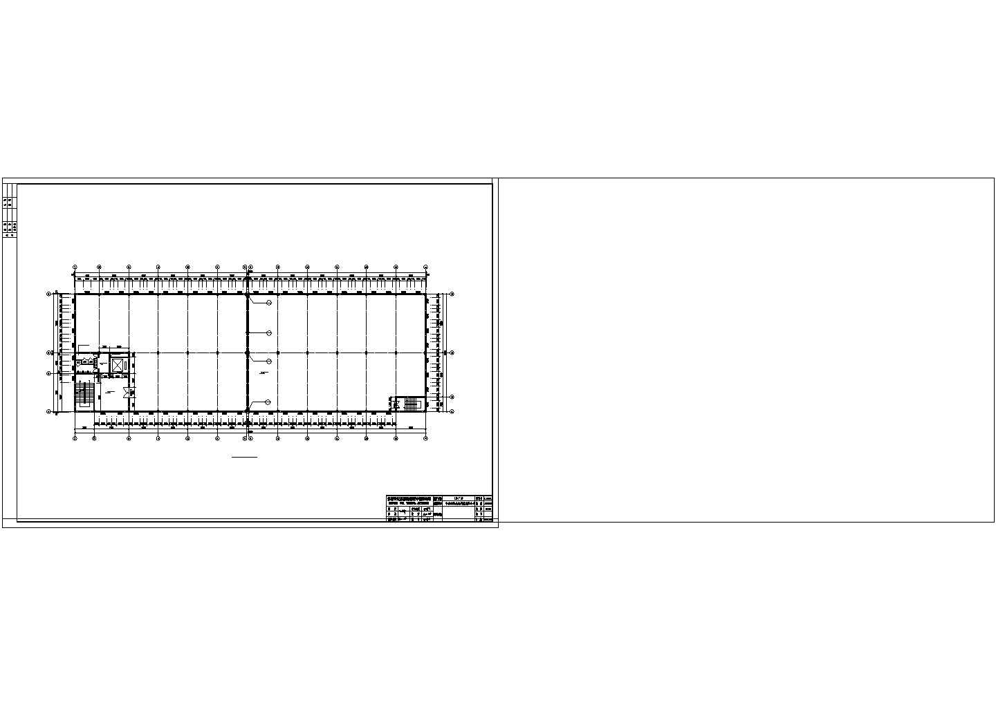 某地小型简单的4层厂房建筑施工图