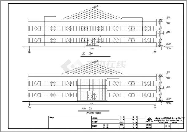 某地小型仓库建筑施工图（共8张）-图一