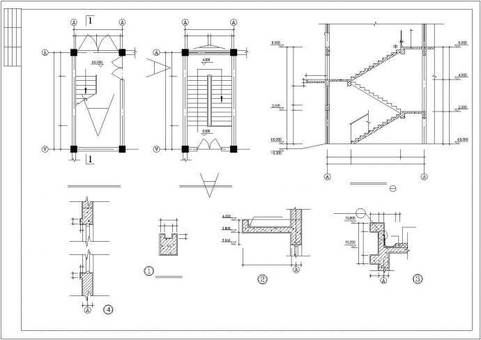 某地小型制衣车间建筑设计图（共6张）_图1