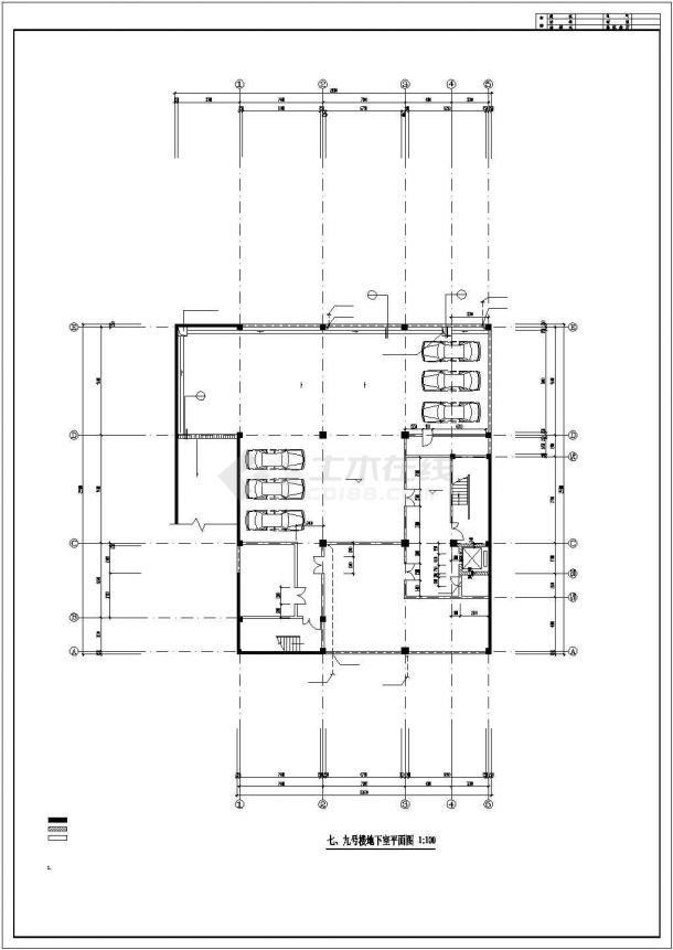 比较完整的开发区厂房建筑施工图（全套）-图二